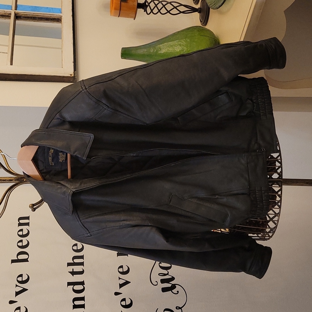 Black Leather men's jacket